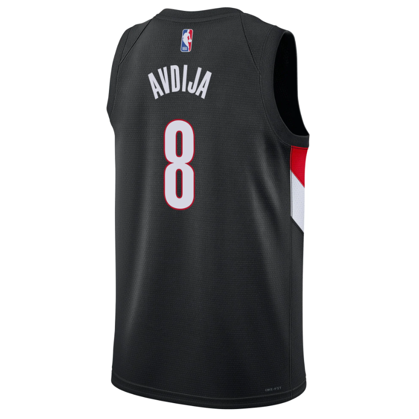 גופיית NBA דני אבדיה פורטלנד טרייל בלייזרס שחורה