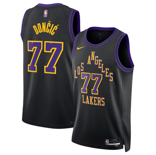 גופיית NBA לוס אנג'לס לייקרס שחורה