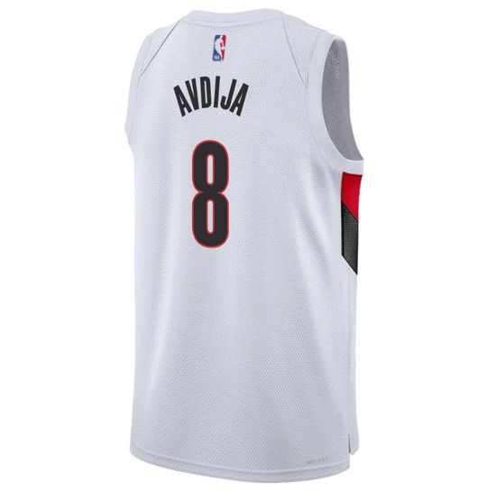 גופיית NBA דני אבדיה פורטלנד טרייל בלייזרס לבנה